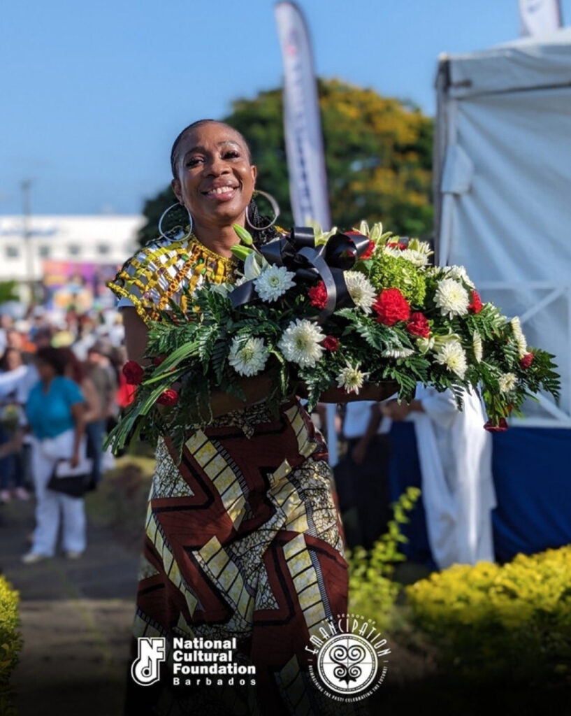 woman at Barbados Carnival